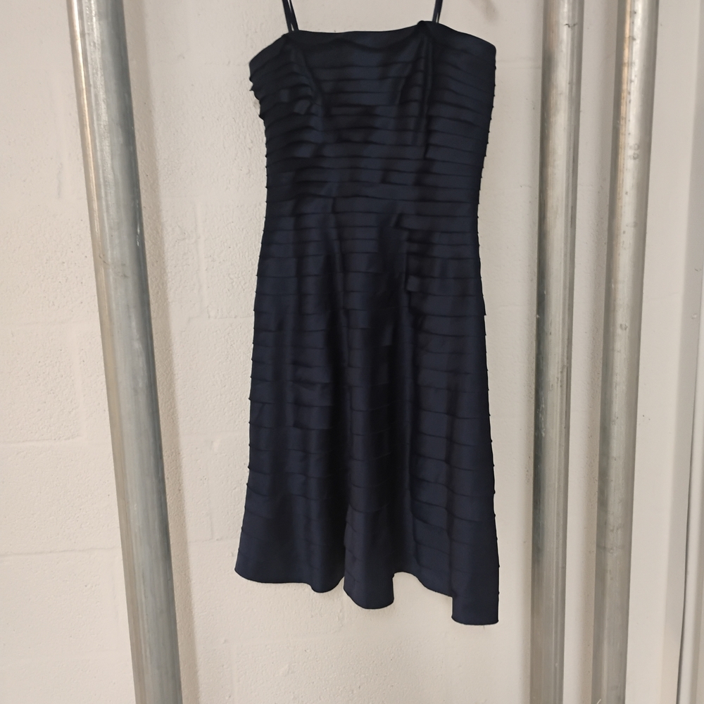 Adrianna Papell Navy Strapless Dress‎